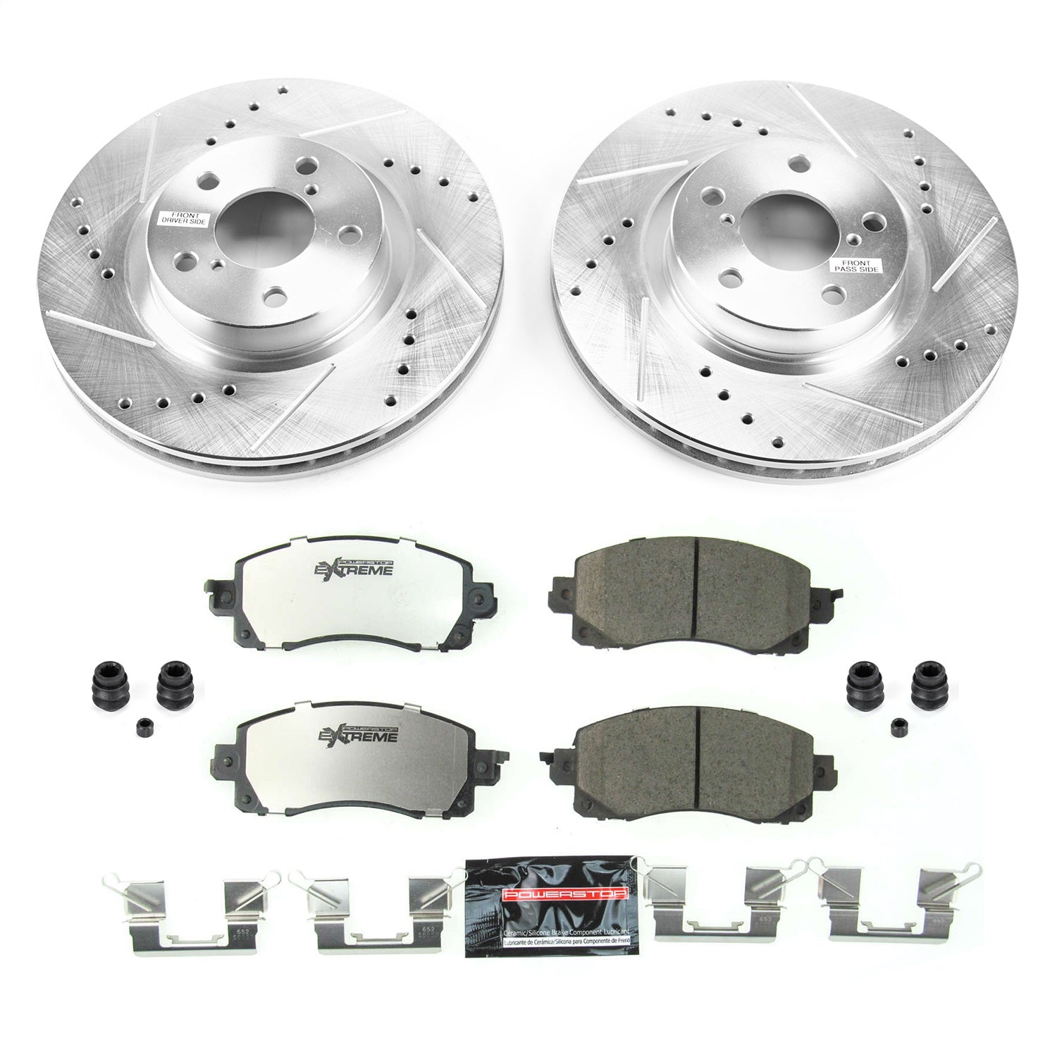 PowerStop Front Z26 Street Warrior Brake Kit | Subaru Impreza (17-19) (K7891-26)