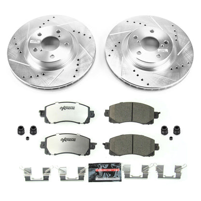PowerStop Front Z26 Street Warrior Brake Kit | Subaru Impreza (17-19) (K7891-26)