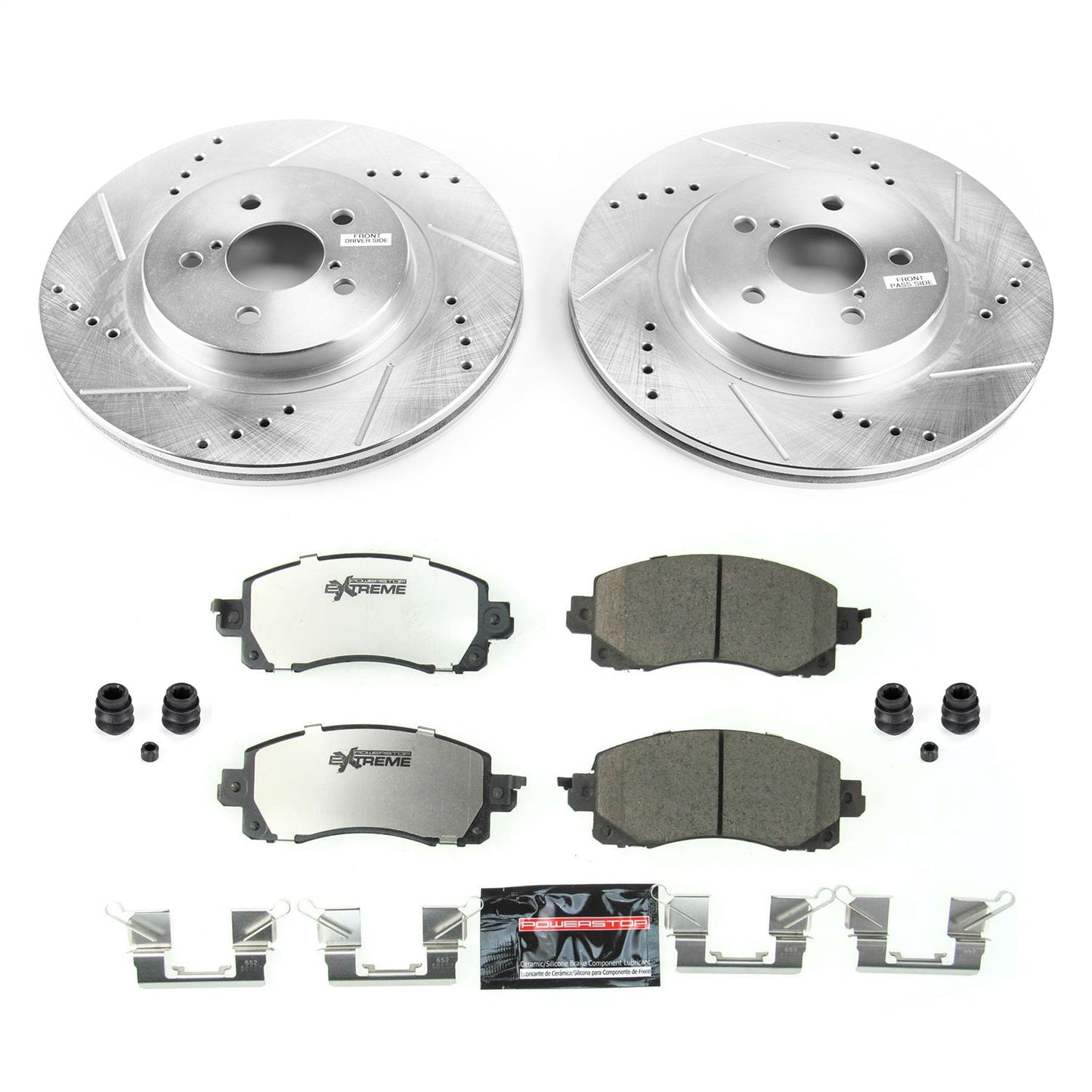 PowerStop Front Z26 Street Warrior Brake Kit | Subaru Crosstrek (18-19) (K7892-26)