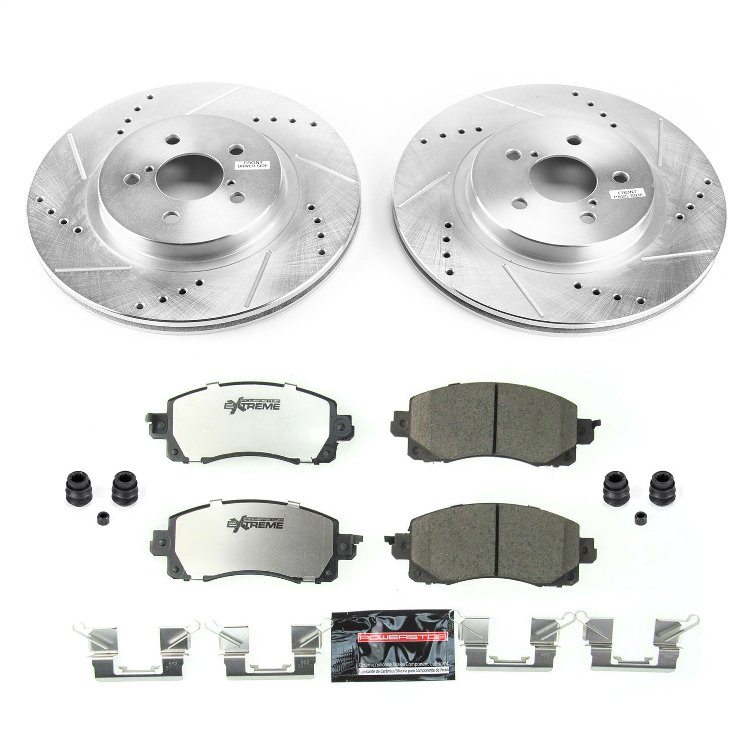 PowerStop Front Z26 Street Warrior Brake Kit | Subaru Crosstrek (18-19) (K7892-26)