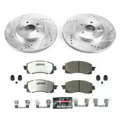 PowerStop Front Z26 Street Warrior Brake Kit | Subaru Crosstrek (18-19) (K7892-26)