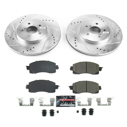 PowerStop Front Z23 Evolution Sport Brake Kit | Subaru Crosstrek (18-19) (K7892)