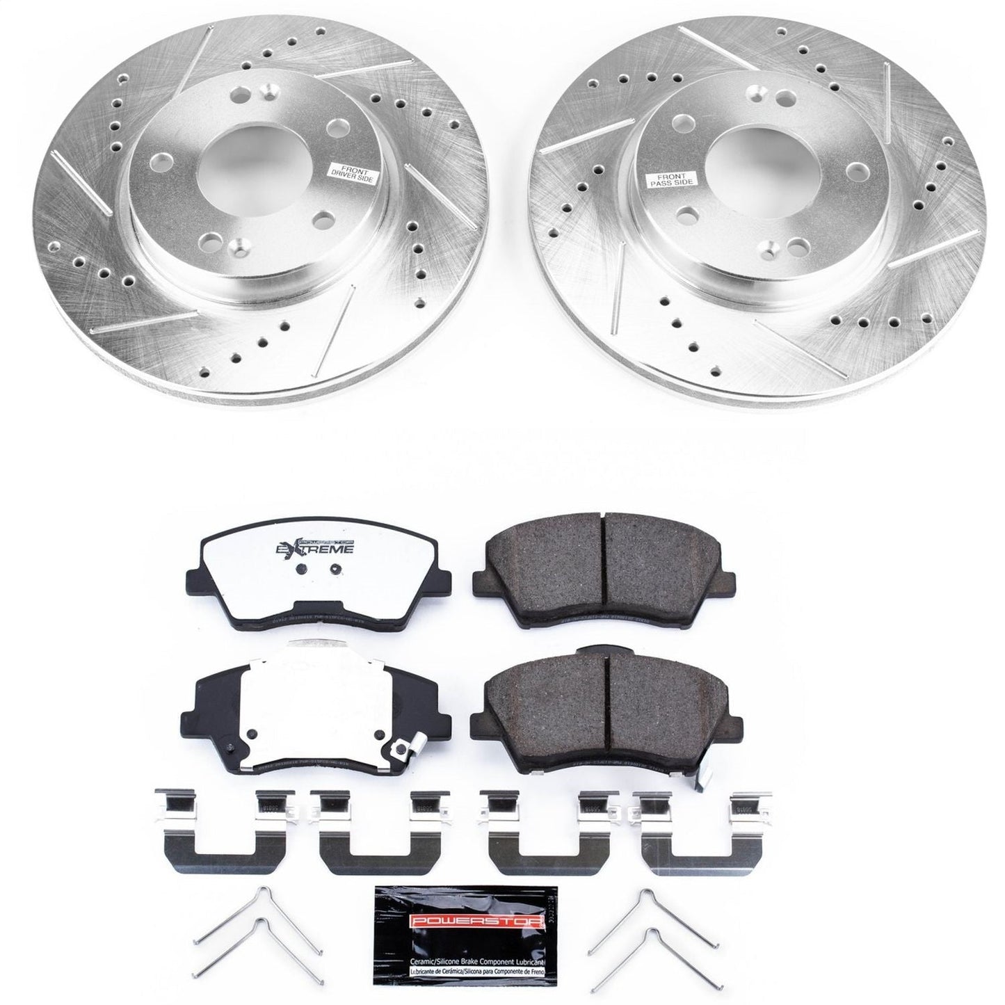 PowerStop Front Z36 Truck & Tow Brake Kit | Hyundai Ioniq (17-19) (K7893-36)