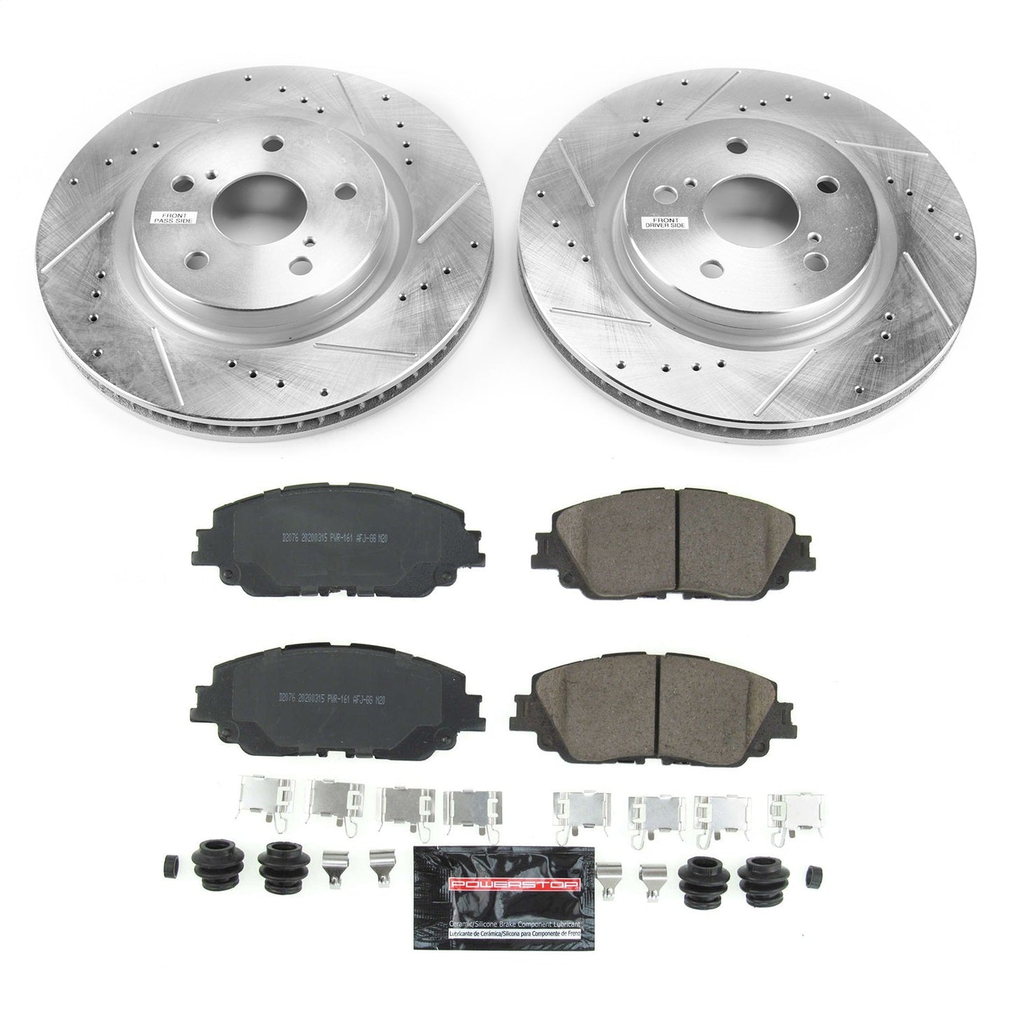 PowerStop Z23 Evolution Sport Front Brake Kit | Toyota Avalon (19) (K7895)