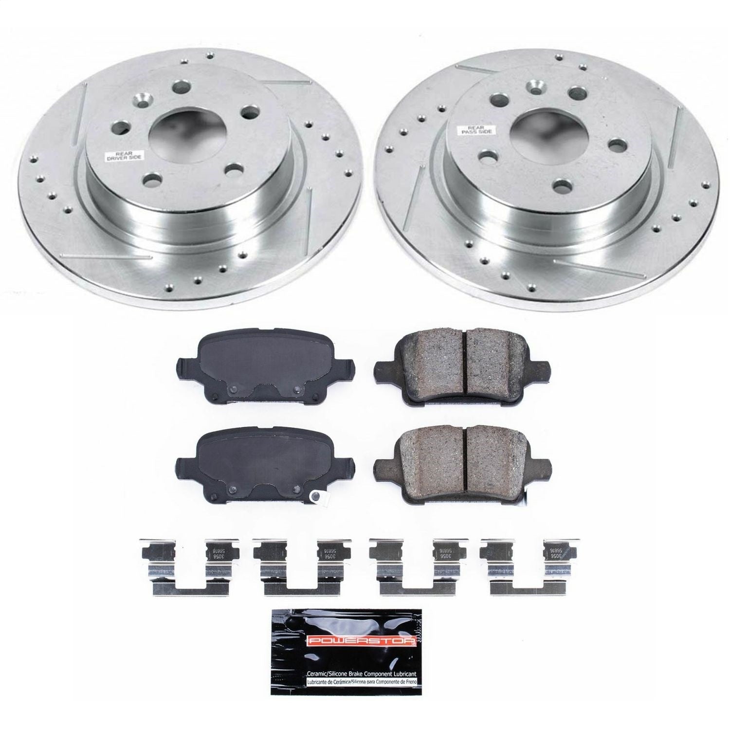 PowerStop Rear Z23 Evolution Sport Brake Kit | Chevrolet Cruze (16) (K7896)