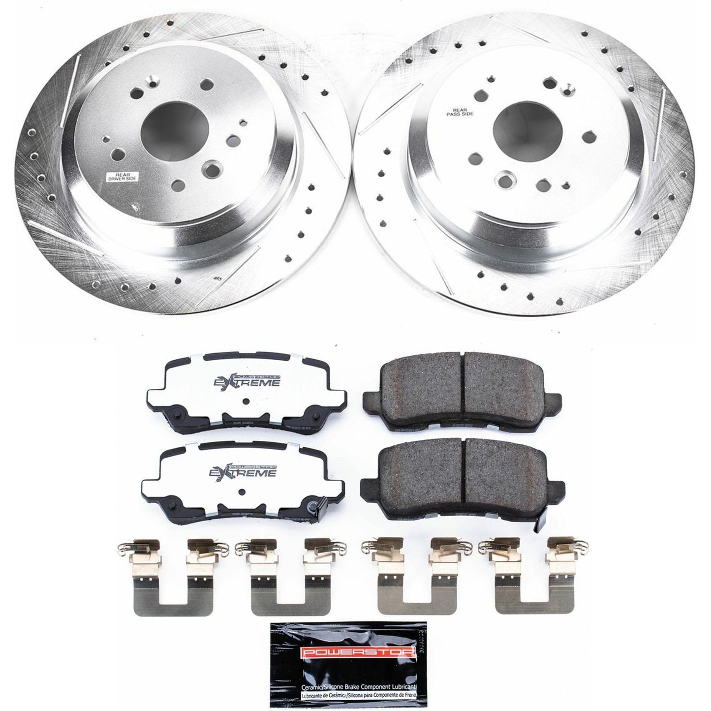 PowerStop Rear Z26 Street Warrior Brake Kit | Acura MDX (17-19) (K7901-26)
