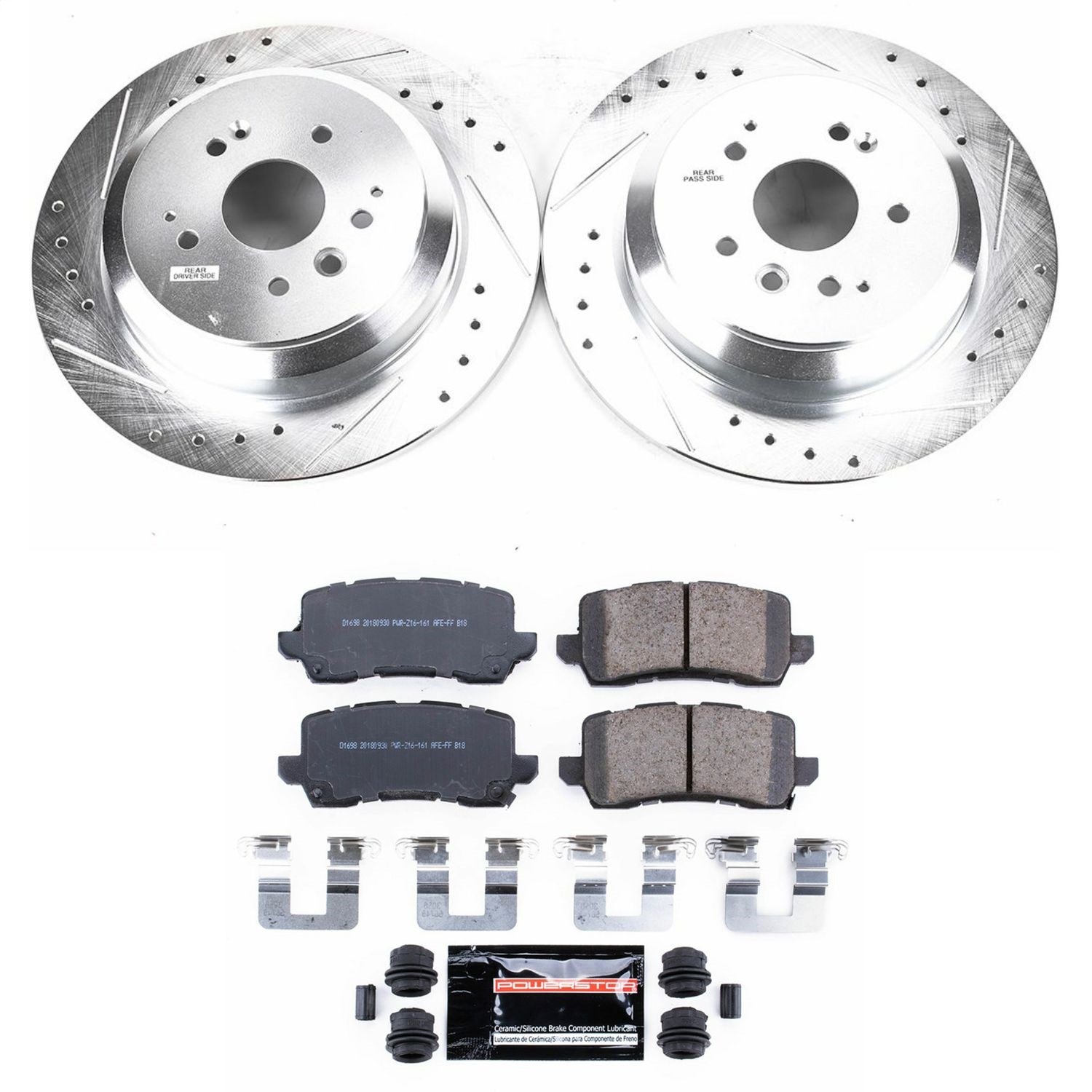 PowerStop Rear Z23 Evolution Sport Brake Kit | Acura MDX (17-19) (K7901)