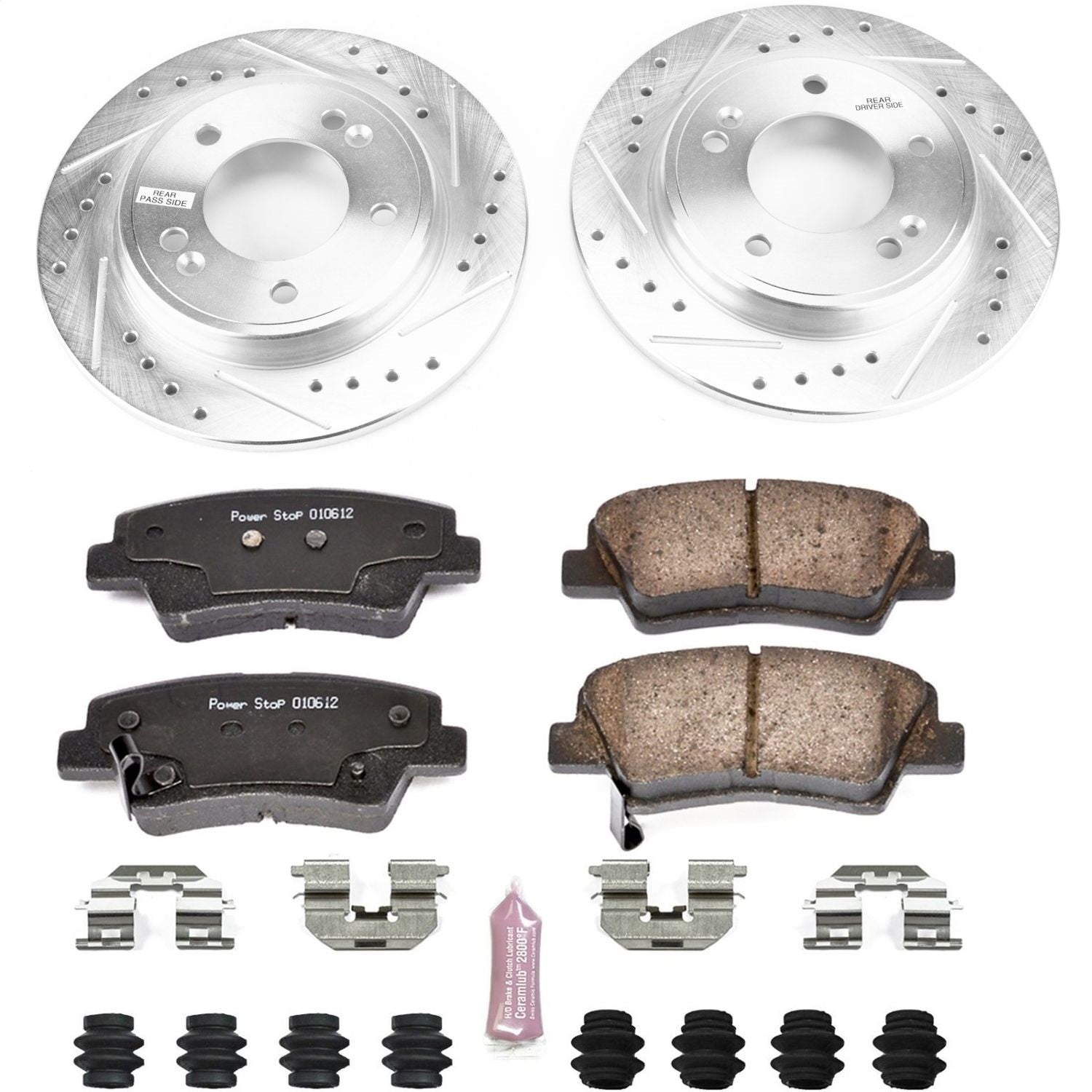 PowerStop Rear Z23 Evolution Sport Brake Kit | Hyundai Elantra (17-19) (K7904)