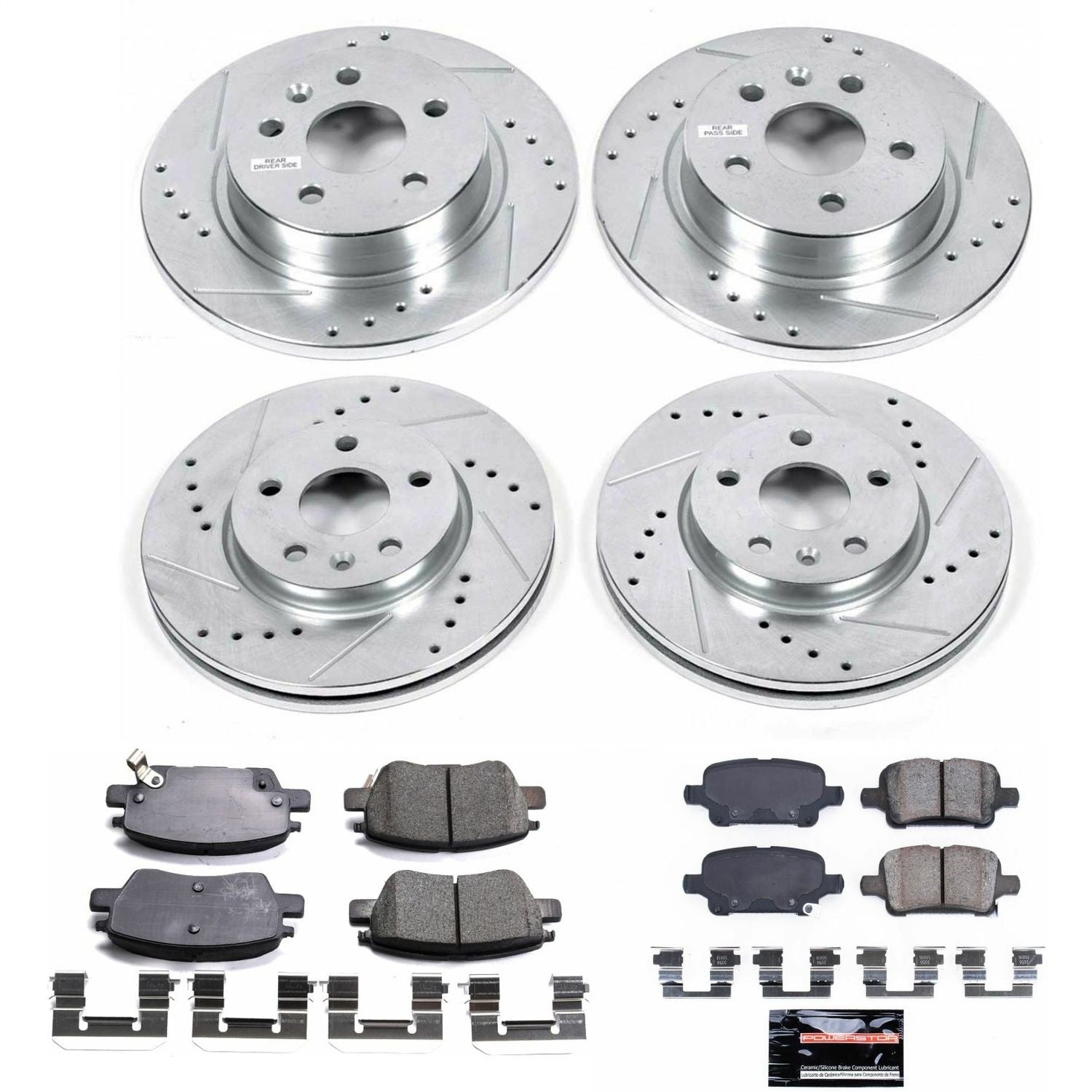 PowerStop Front & Rear Z23 Evolution Sport Brake Kit | Chevrolet Cruze (16) (K7907)