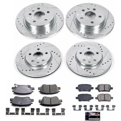 PowerStop Front & Rear Z23 Evolution Sport Brake Kit | Chevrolet Cruze (16) (K7907)