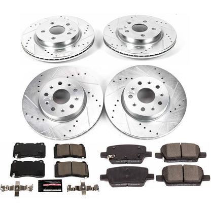 PowerStop Front & Rear Z23 Evolution Sport Brake Kit | Cadillac CT6 (16-18) (K7908)