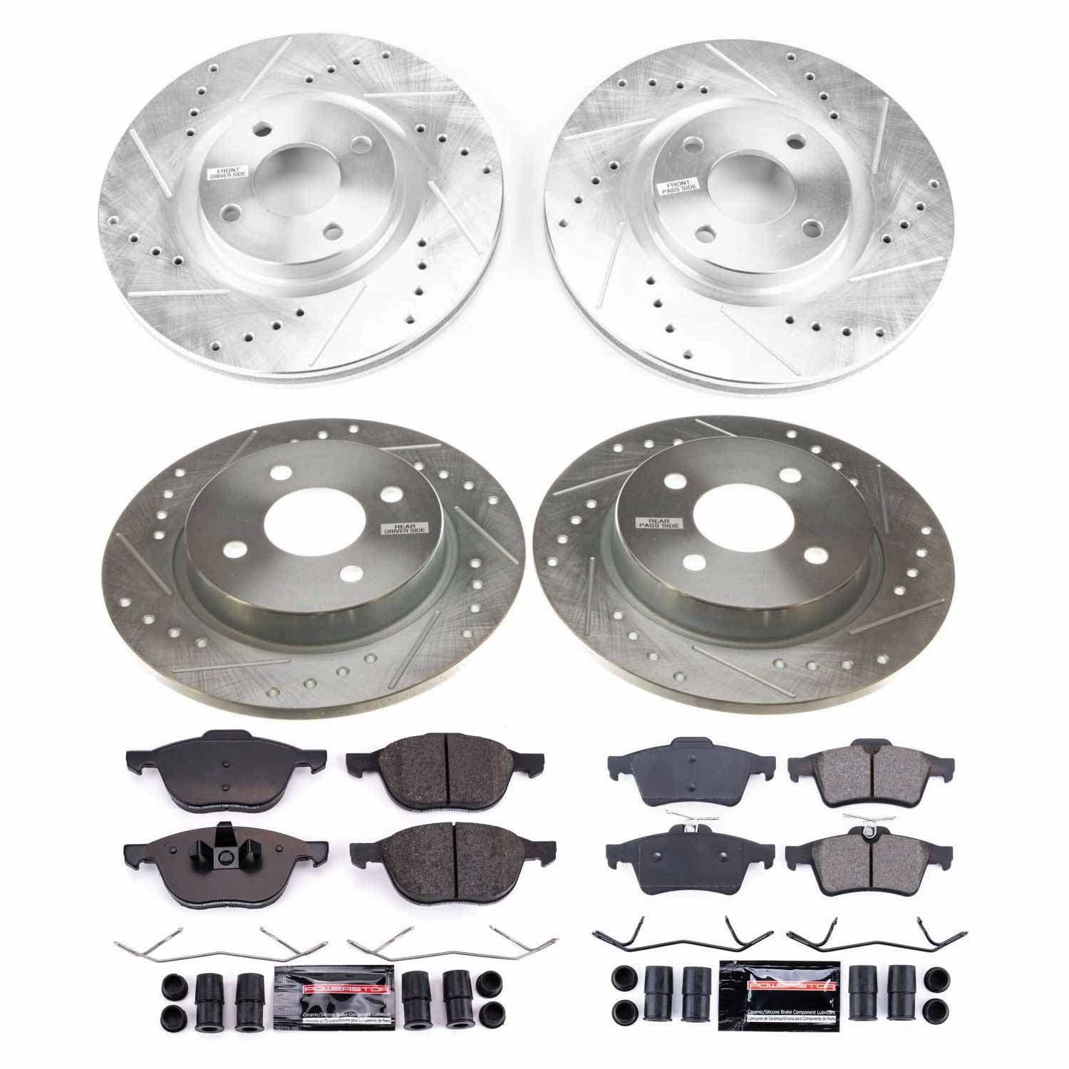 PowerStop Front & Rear Z23 Evolution Sport Brake Kit | Ford EcoSport (18) (K7911)