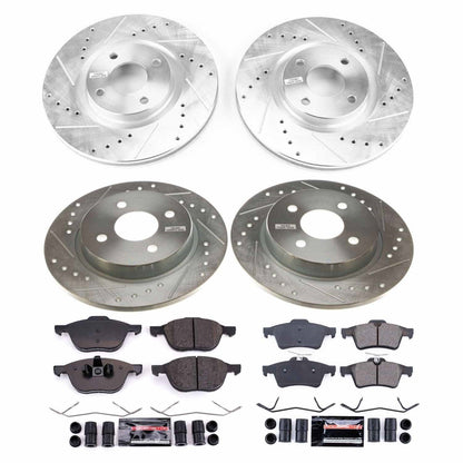 PowerStop Front & Rear Z23 Evolution Sport Brake Kit | Ford EcoSport (18) (K7911)