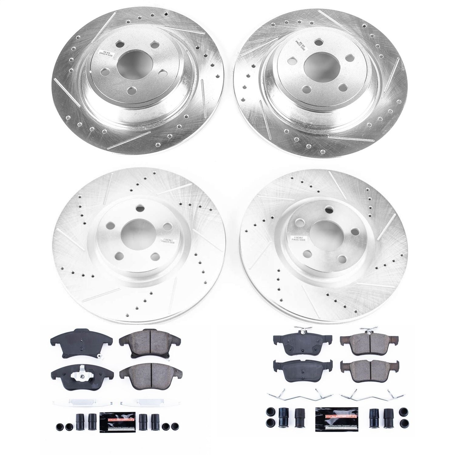 PowerStop Front & Rear Z23 Evolution Sport Brake Kit | Lincoln MKZ (17-19) (K7912)