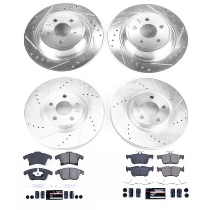PowerStop Front & Rear Z23 Evolution Sport Brake Kit | Lincoln MKZ (17-19) (K7912)