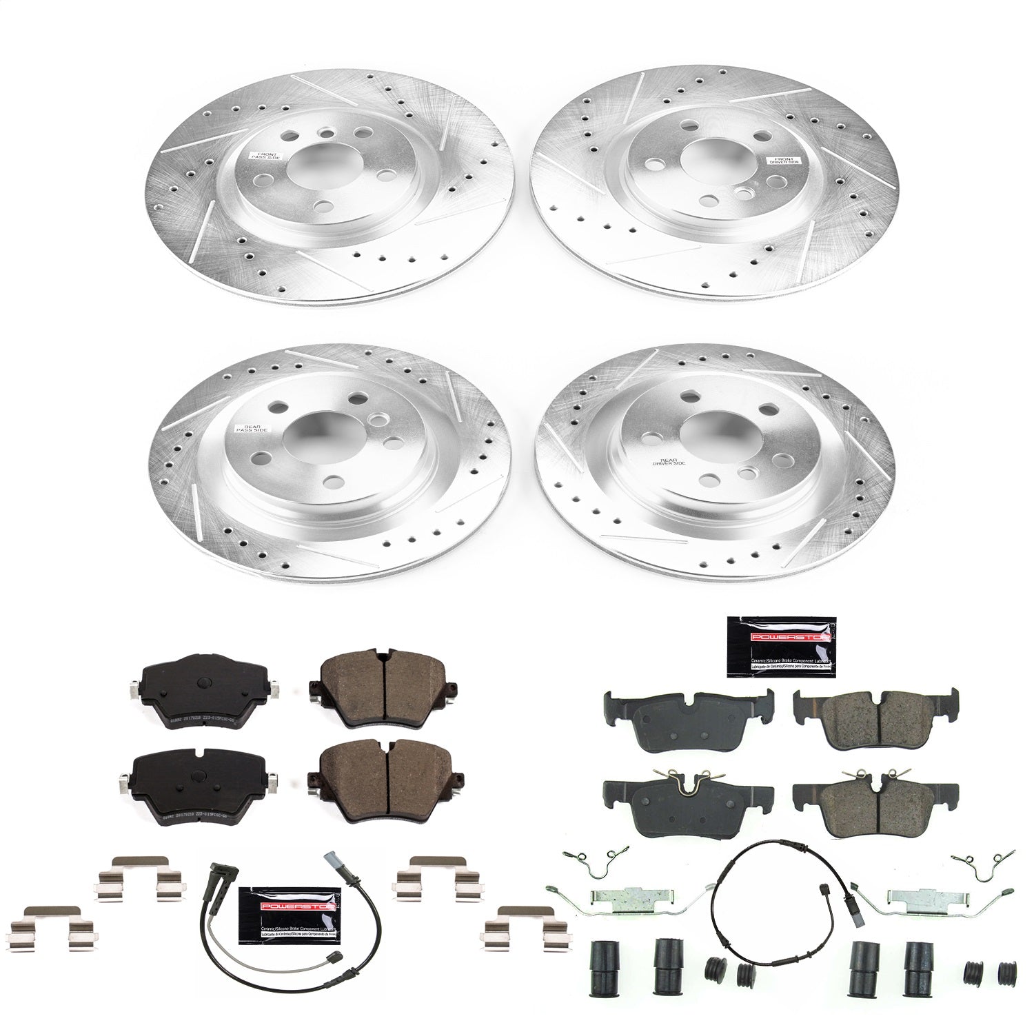 PowerStop Front & Rear Z23 Evolution Sport Brake Kit | BMW X1 (16-19) (K7916)