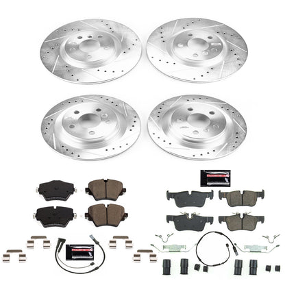 PowerStop Front & Rear Z23 Evolution Sport Brake Kit | BMW X1 (16-19) (K7916)