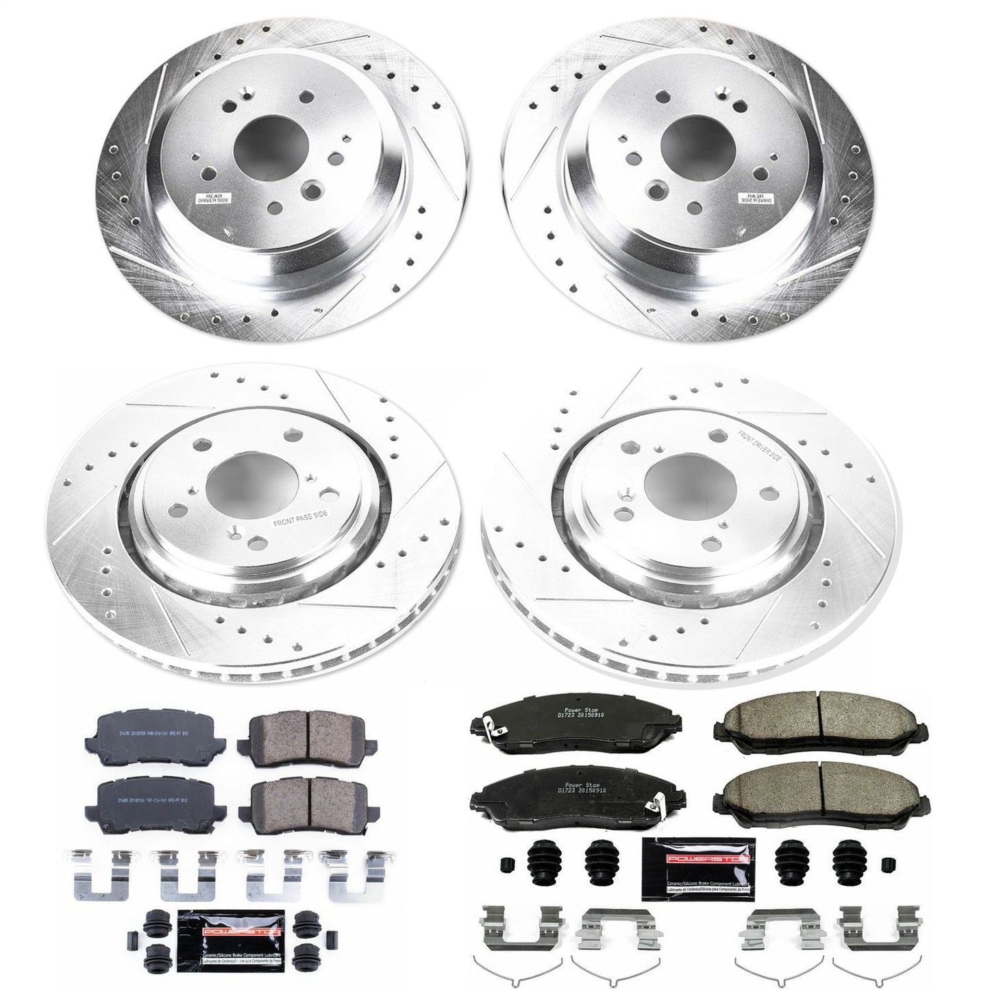 PowerStop Front & Rear Z23 Evolution Sport Brake Kit | Acura MDX (17-19) (K7922)