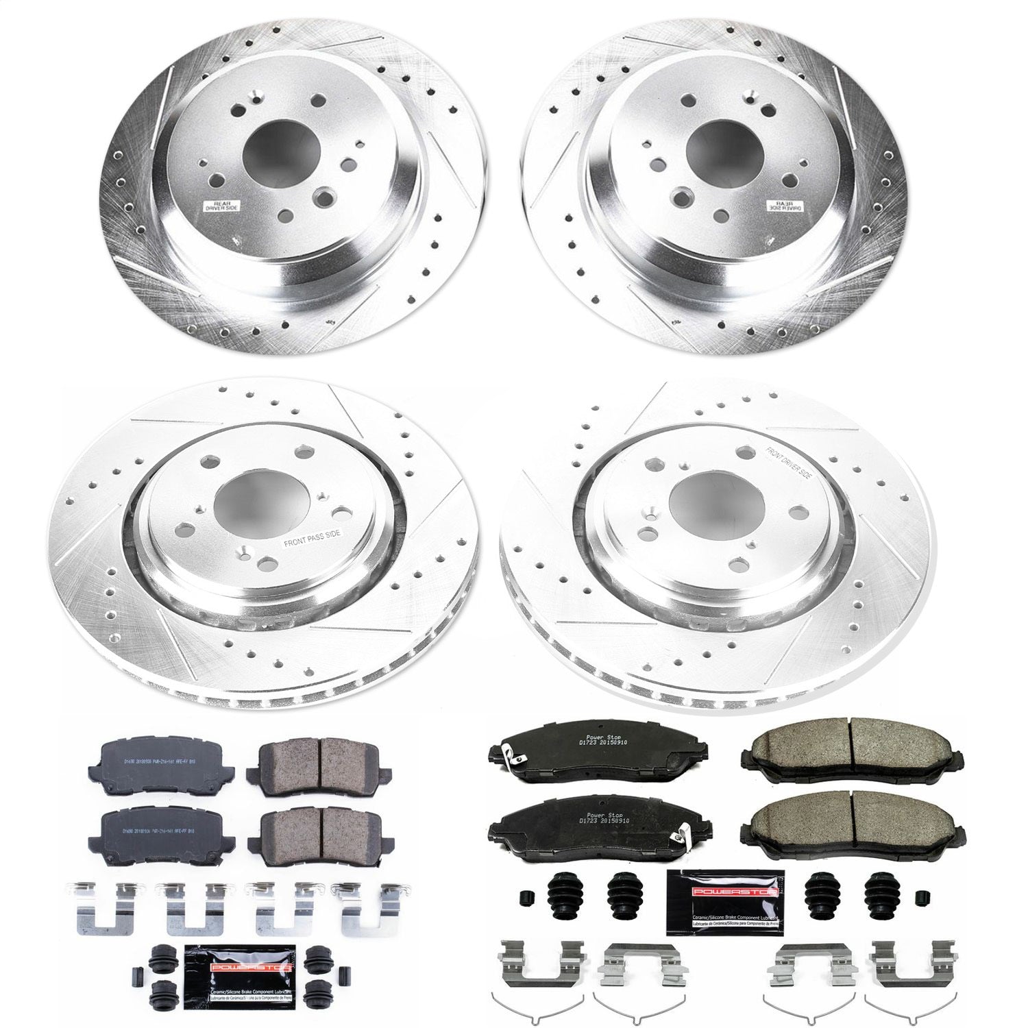 PowerStop Front & Rear Z23 Evolution Sport Brake Kit | Acura MDX (17-19) (K7922)