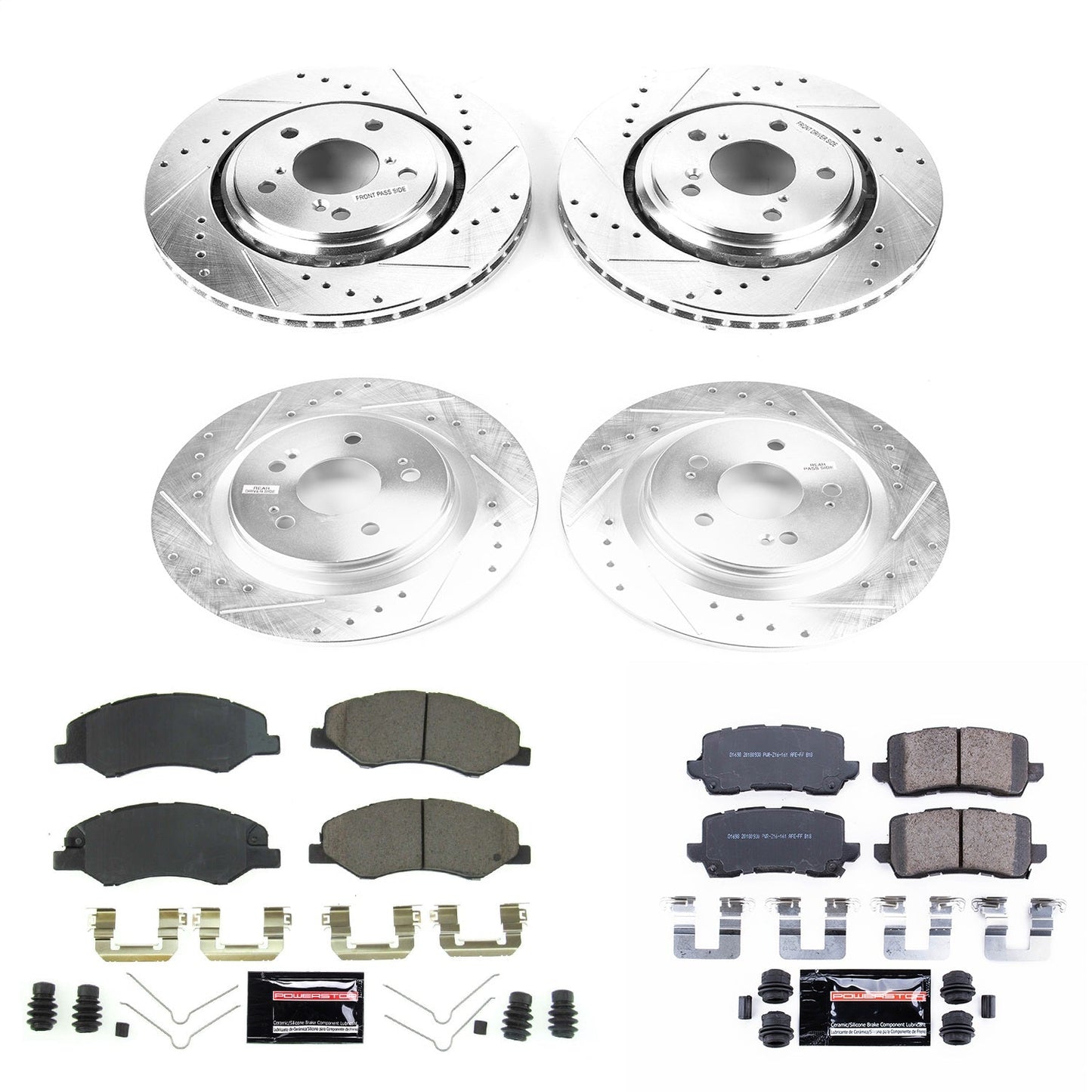 PowerStop Front & Rear Z23 Evolution Sport Brake Kit | Honda Odyssey (18-19) (K7923)