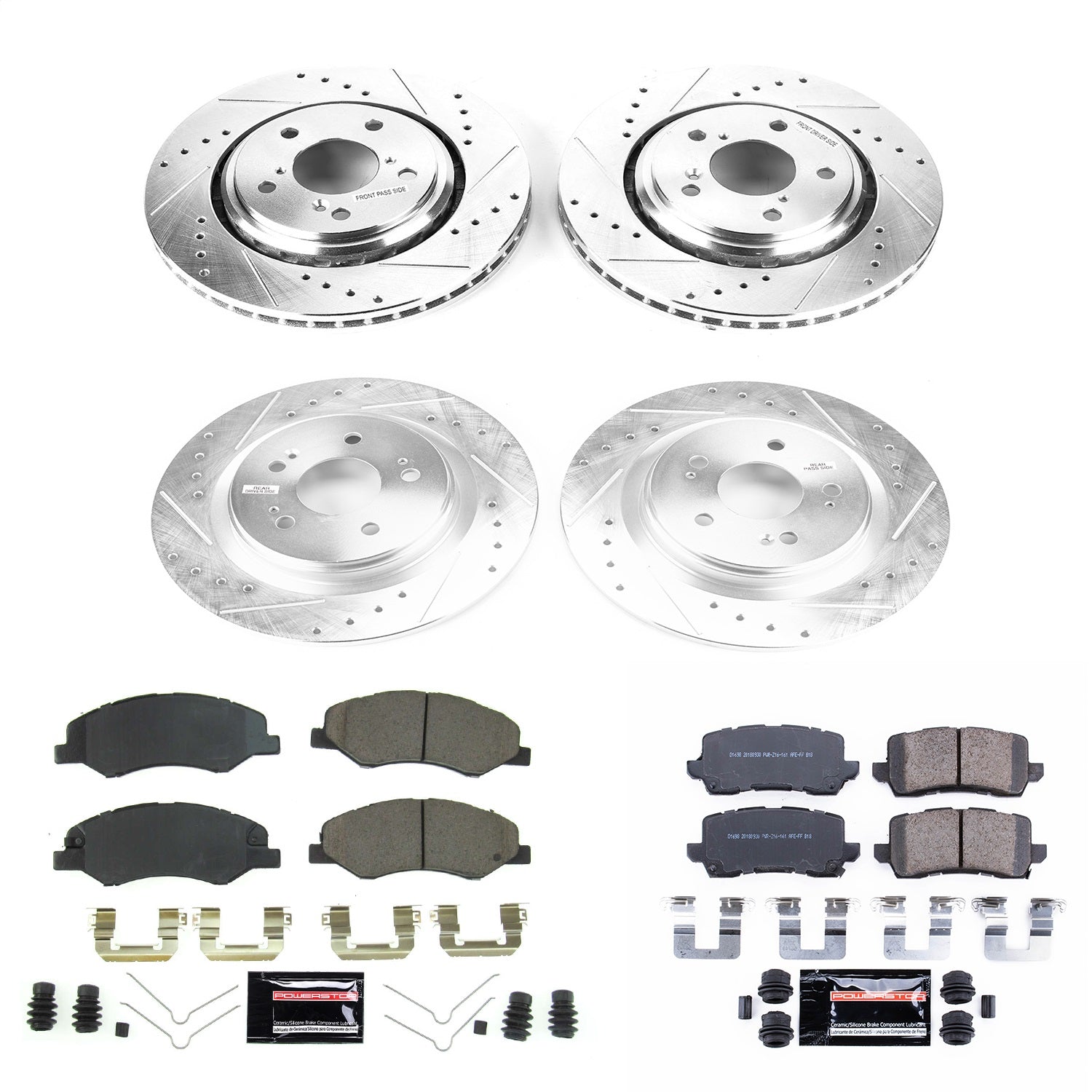 PowerStop Front & Rear Z23 Evolution Sport Brake Kit | Honda Odyssey (18-19) (K7923)