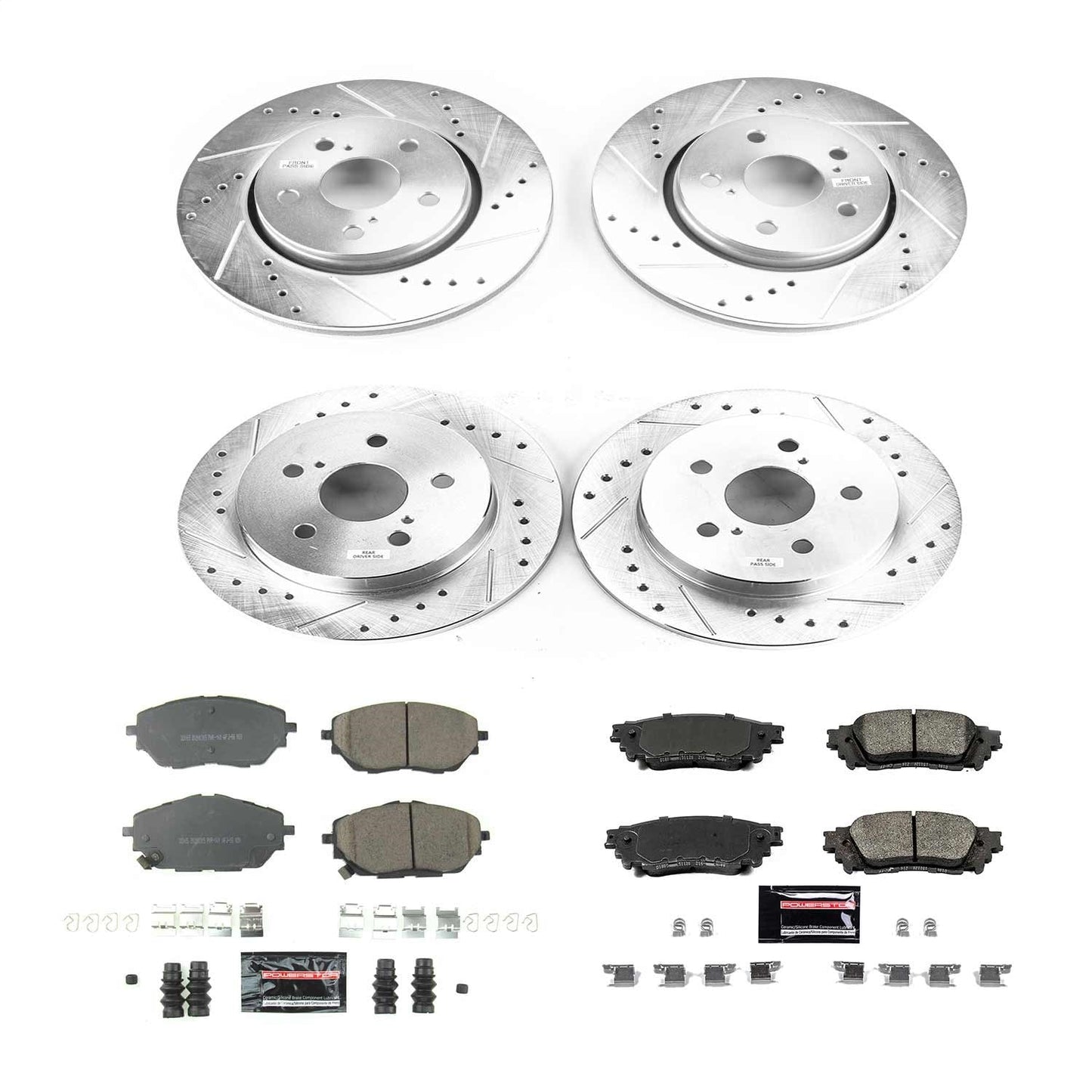 PowerStop Front & Rear Z23 Evolution Sport Brake Kit | Toyota C-HR (18-19) (K7925)