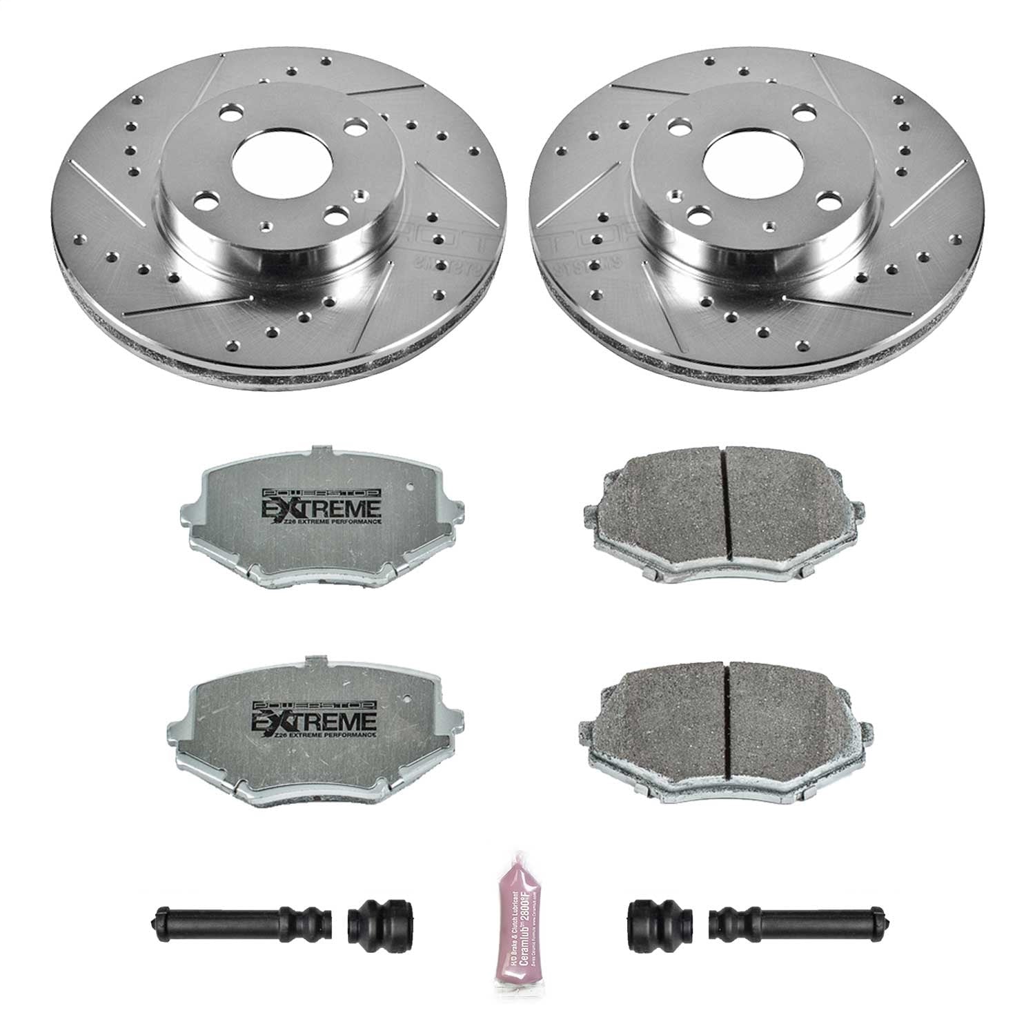 PowerStop Front Z26 Street Warrior Brake Kit | Mazda Miata (94-97) (K793-26)