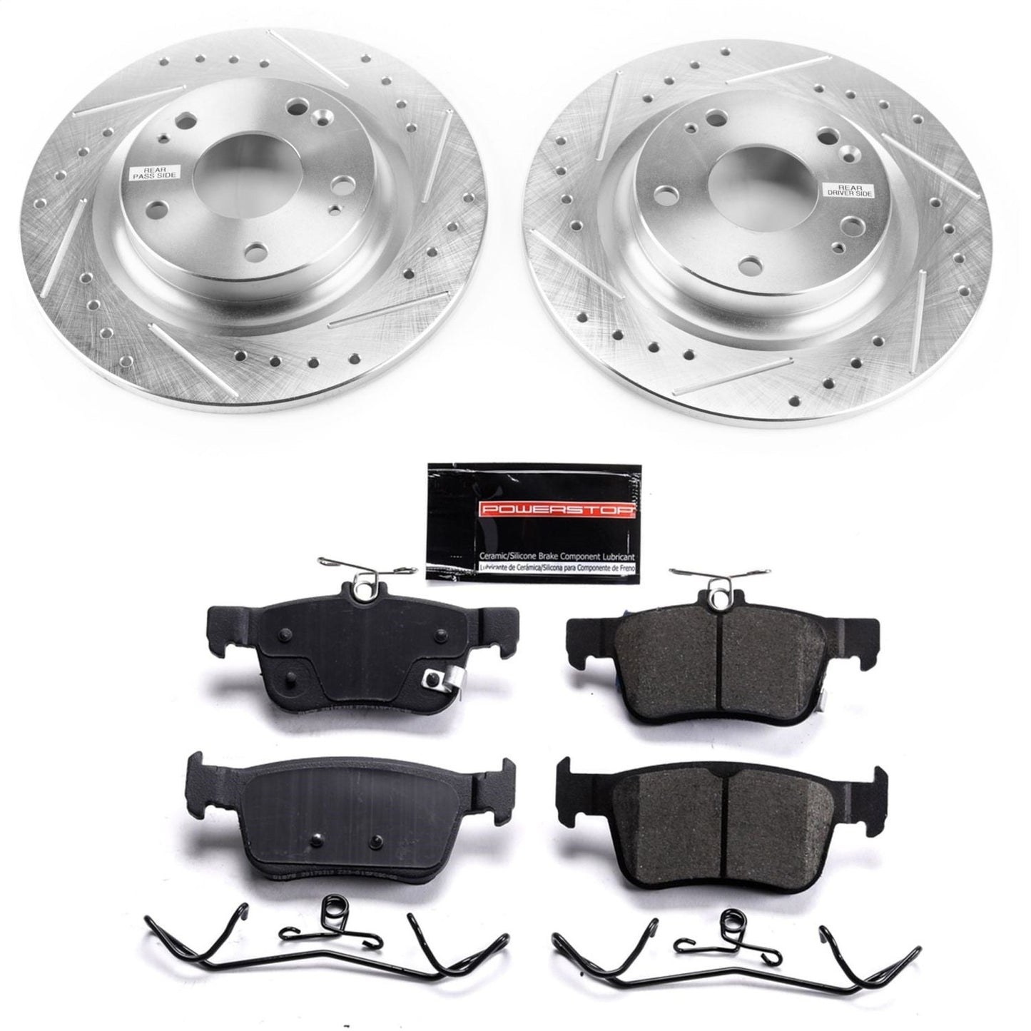 PowerStop Rear Z23 Evolution Sport Brake Kit | Honda Civic (17-19) (K7934)