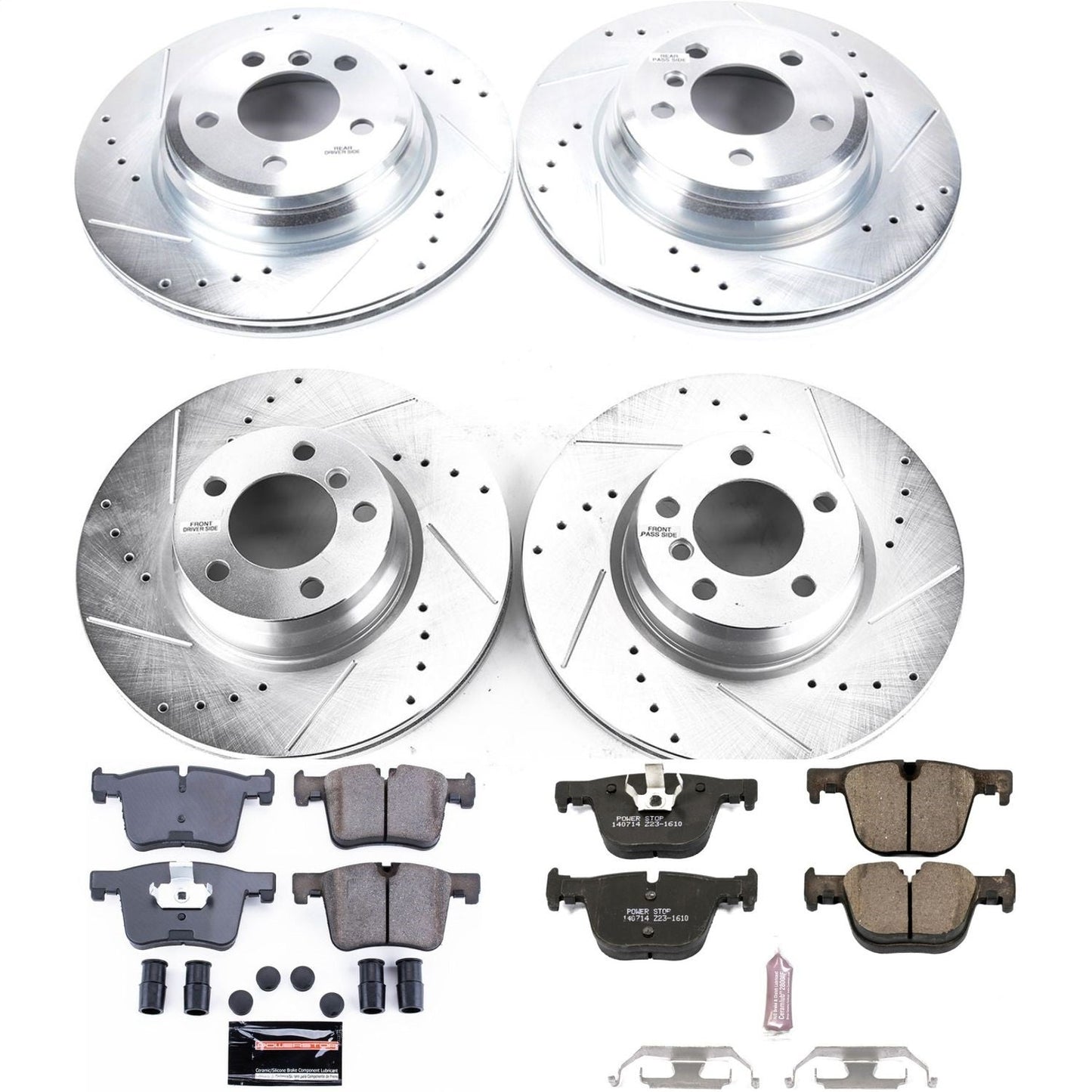 PowerStop Front & Rear Z23 Evolution Sport Brake Kit | BMW 328i xDrive (15) (K7936)