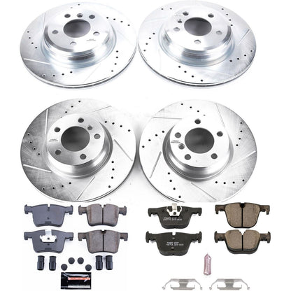 PowerStop Front & Rear Z23 Evolution Sport Brake Kit | BMW 328i xDrive (15) (K7936)