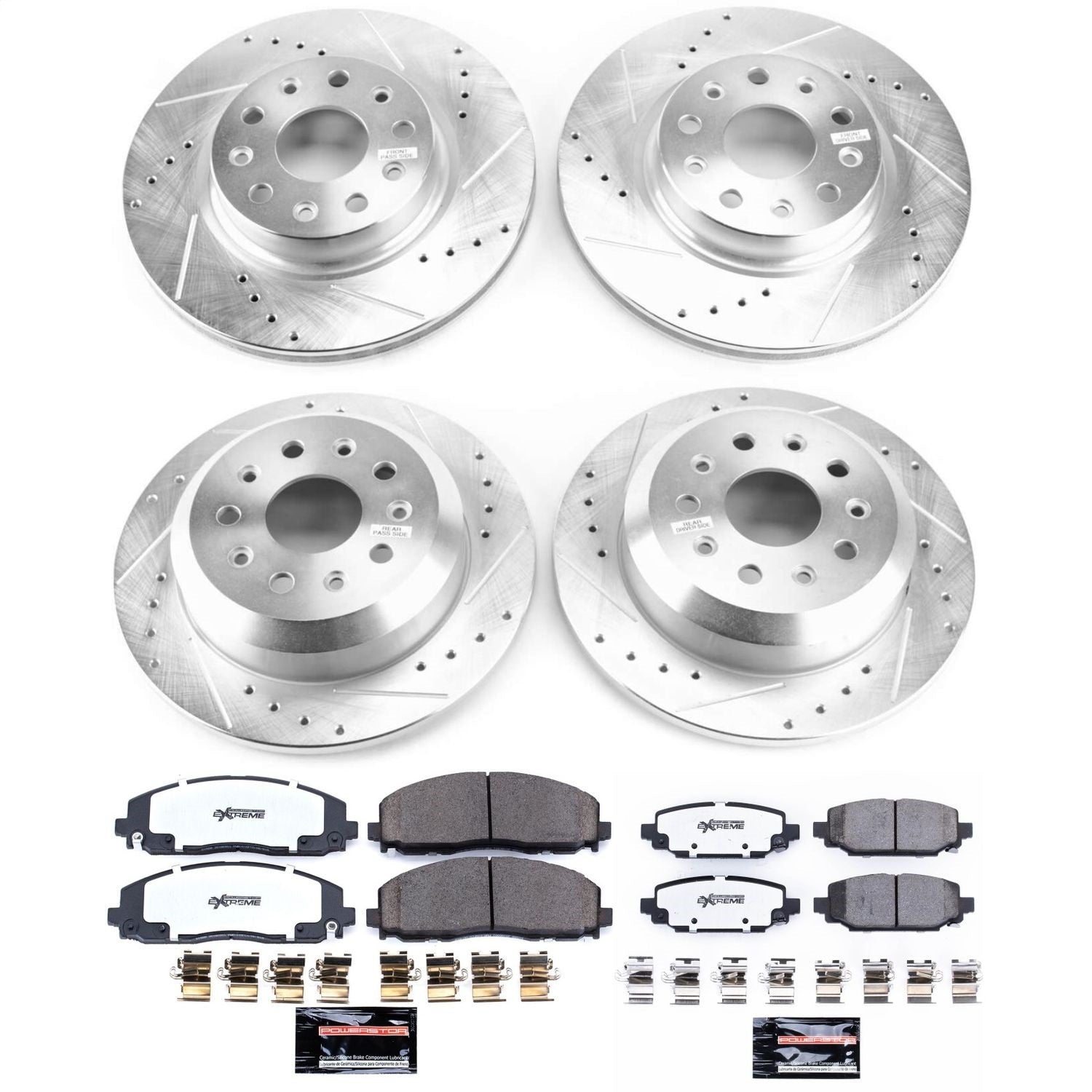 PowerStop Front & Rear Z36 Truck & Tow Brake Kit | Jeep Wrangler (18-19) (K7939-36)