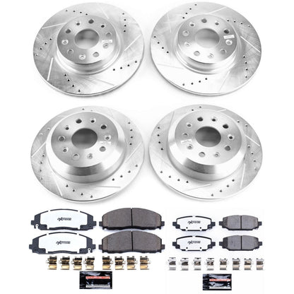 PowerStop Front & Rear Z36 Truck & Tow Brake Kit | Jeep Wrangler (18-19) (K7939-36)