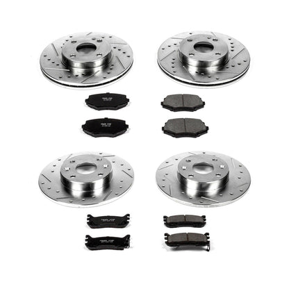 PowerStop Front & Rear Z23 Evolution Sport Brake Kit | Mazda Miata (94-97) (K794)