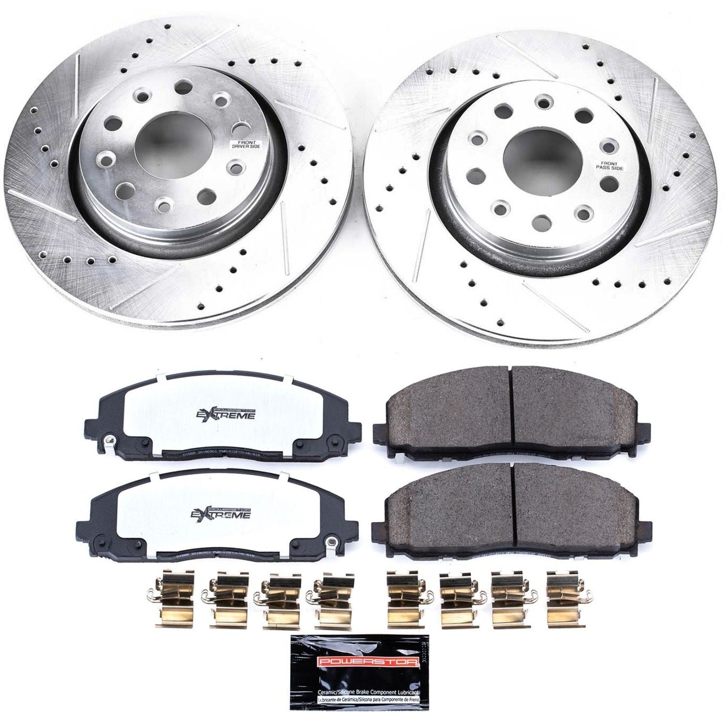 PowerStop Front Z36 Truck & Tow Brake Kit | Jeep Wrangler (18-19) (K7940-36)