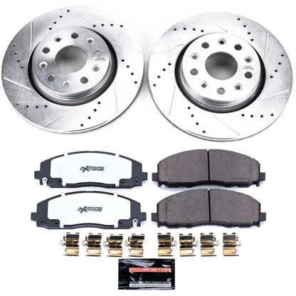 PowerStop Front Z36 Truck & Tow Brake Kit | Jeep Wrangler (18-19) (K7940-36)