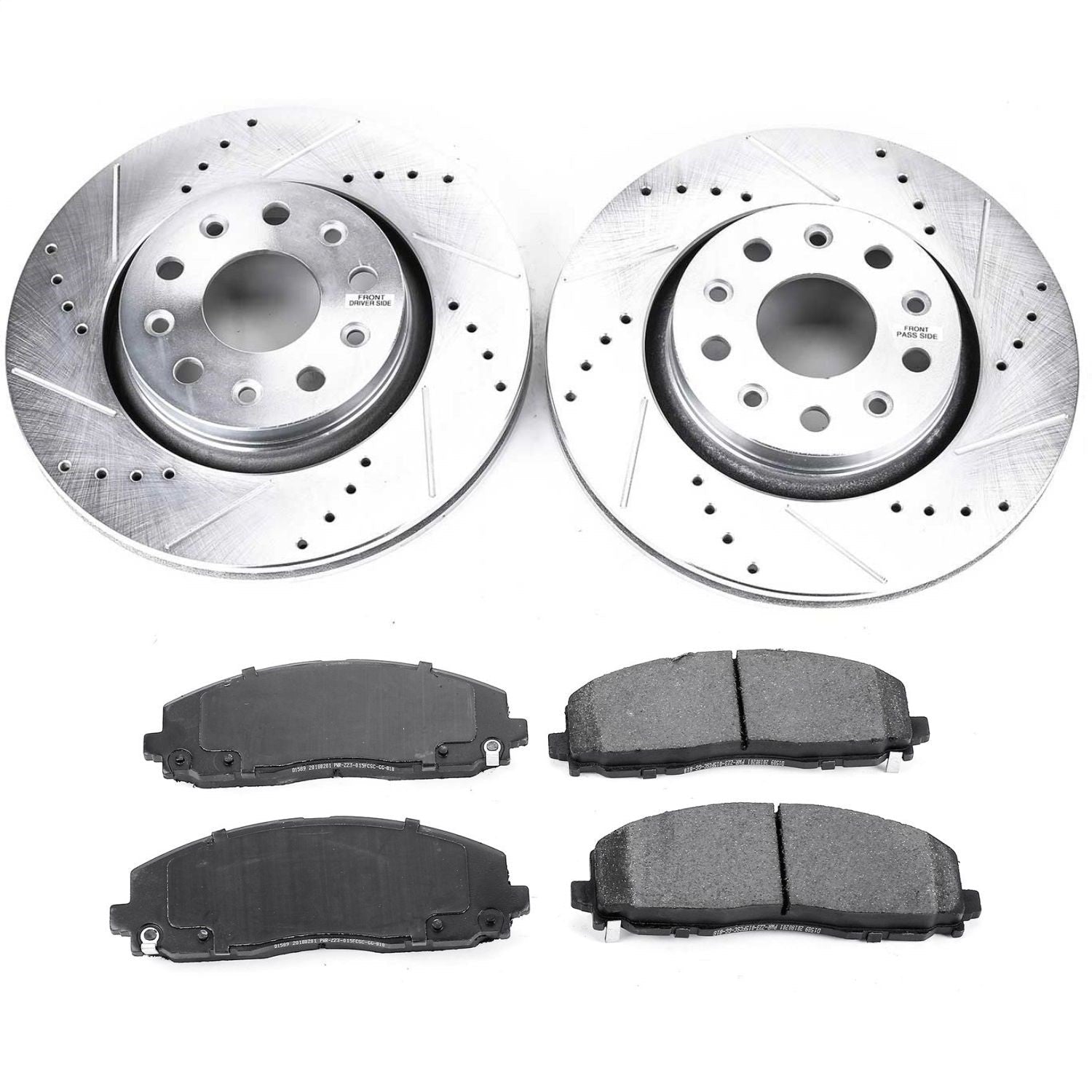 PowerStop Z23 Evolution Sport Front Brake Kit | Jeep Wrangler (18-19) (K7940)