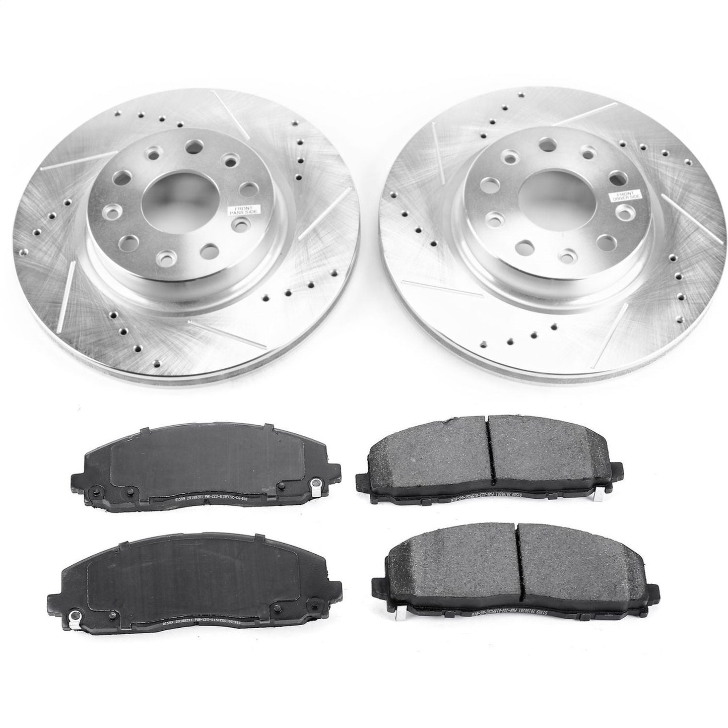 PowerStop Front Z23 Evolution Sport Brake Kit | Jeep Wrangler (18-19) (K7941)