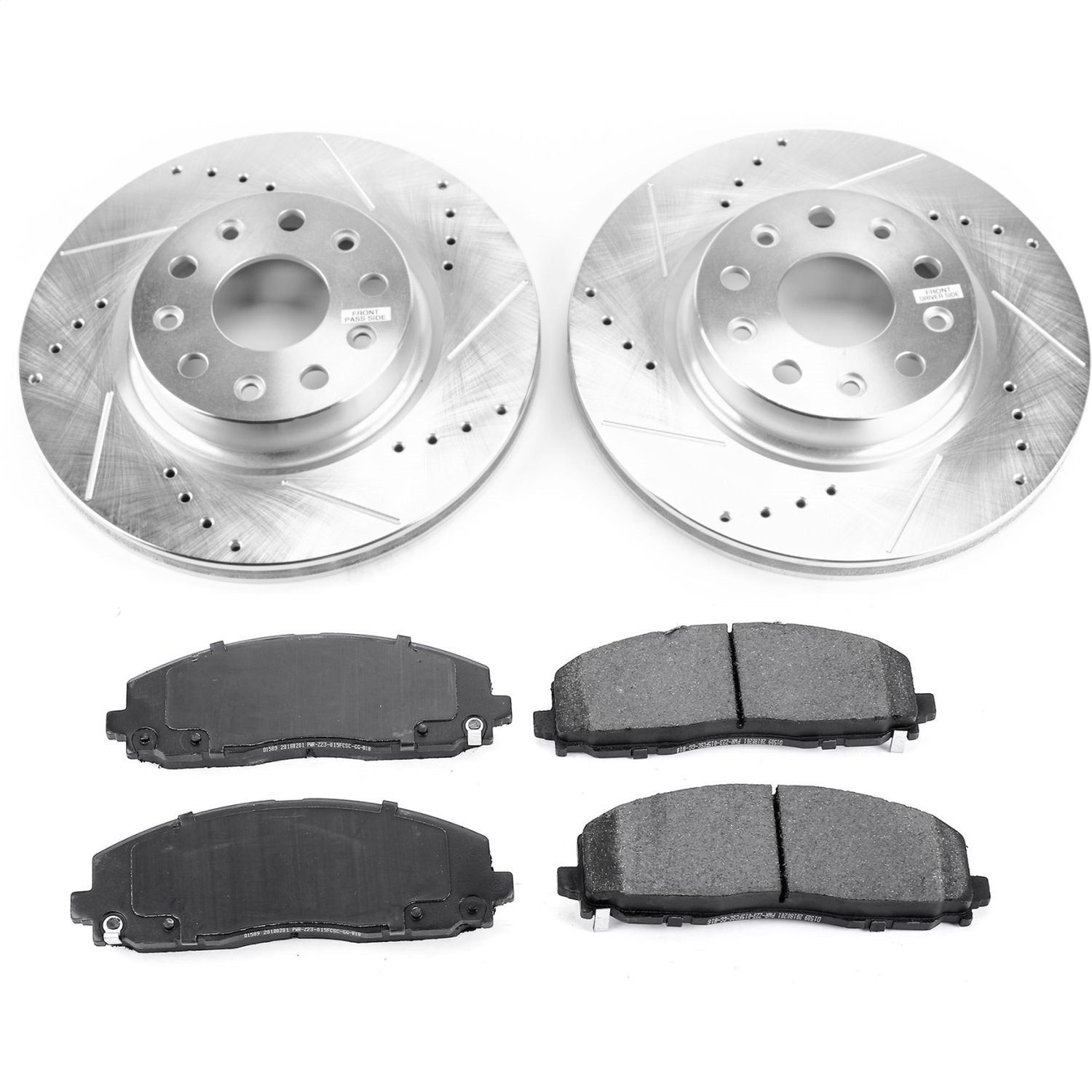 PowerStop Front Z23 Evolution Sport Brake Kit | Jeep Wrangler (18-19) (K7941)