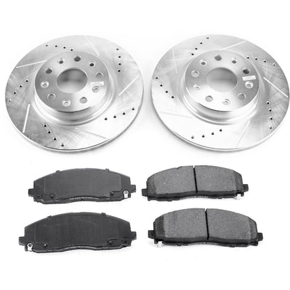 PowerStop Front Z23 Evolution Sport Brake Kit | Jeep Wrangler (18-19) (K7941)