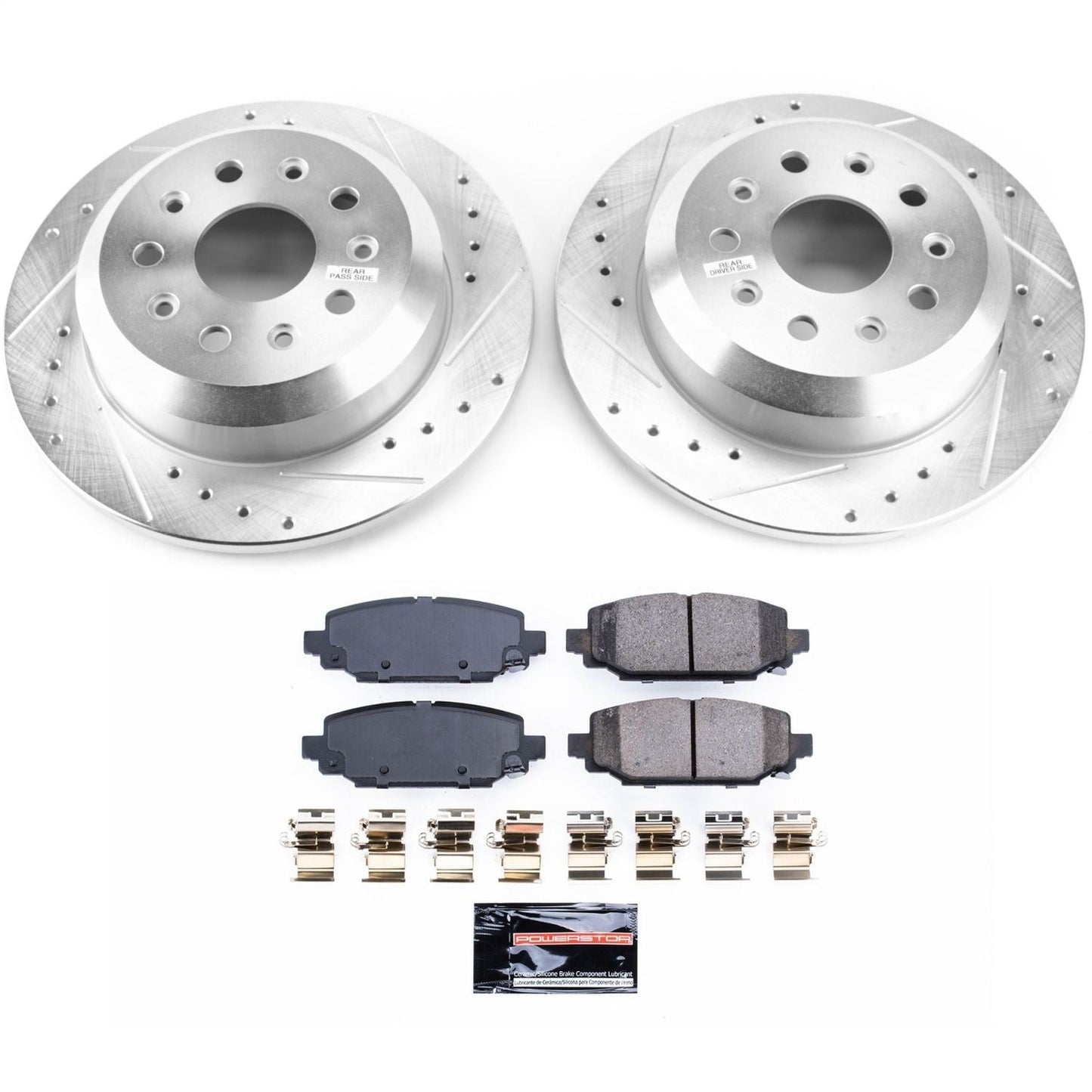 PowerStop Rear Z23 Evolution Sport Brake Kit | Jeep Wrangler (18-19) (K7943)