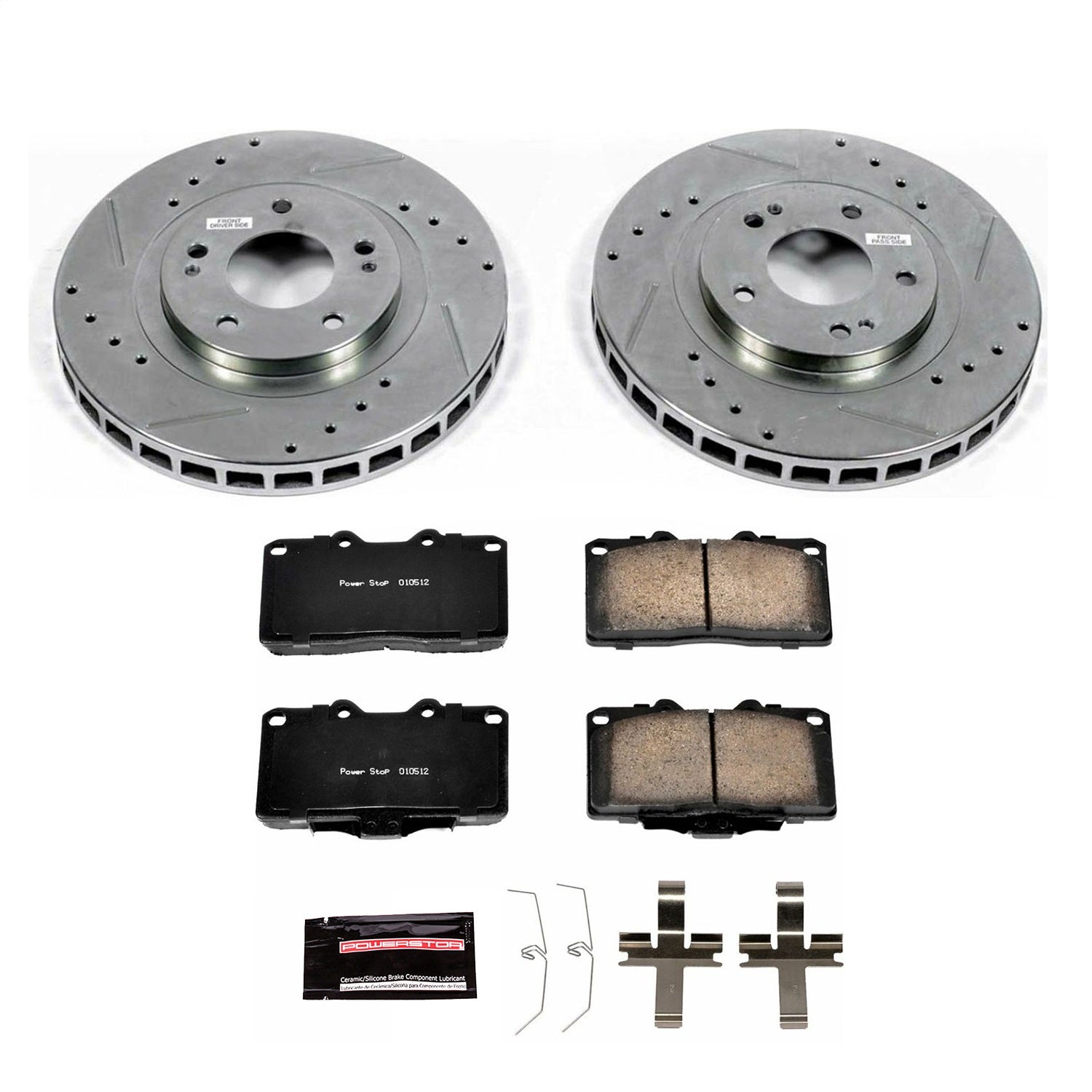 PowerStop Front Z23 Evolution Sport Brake Kit | Dodge Stealth (91-93) (K796)