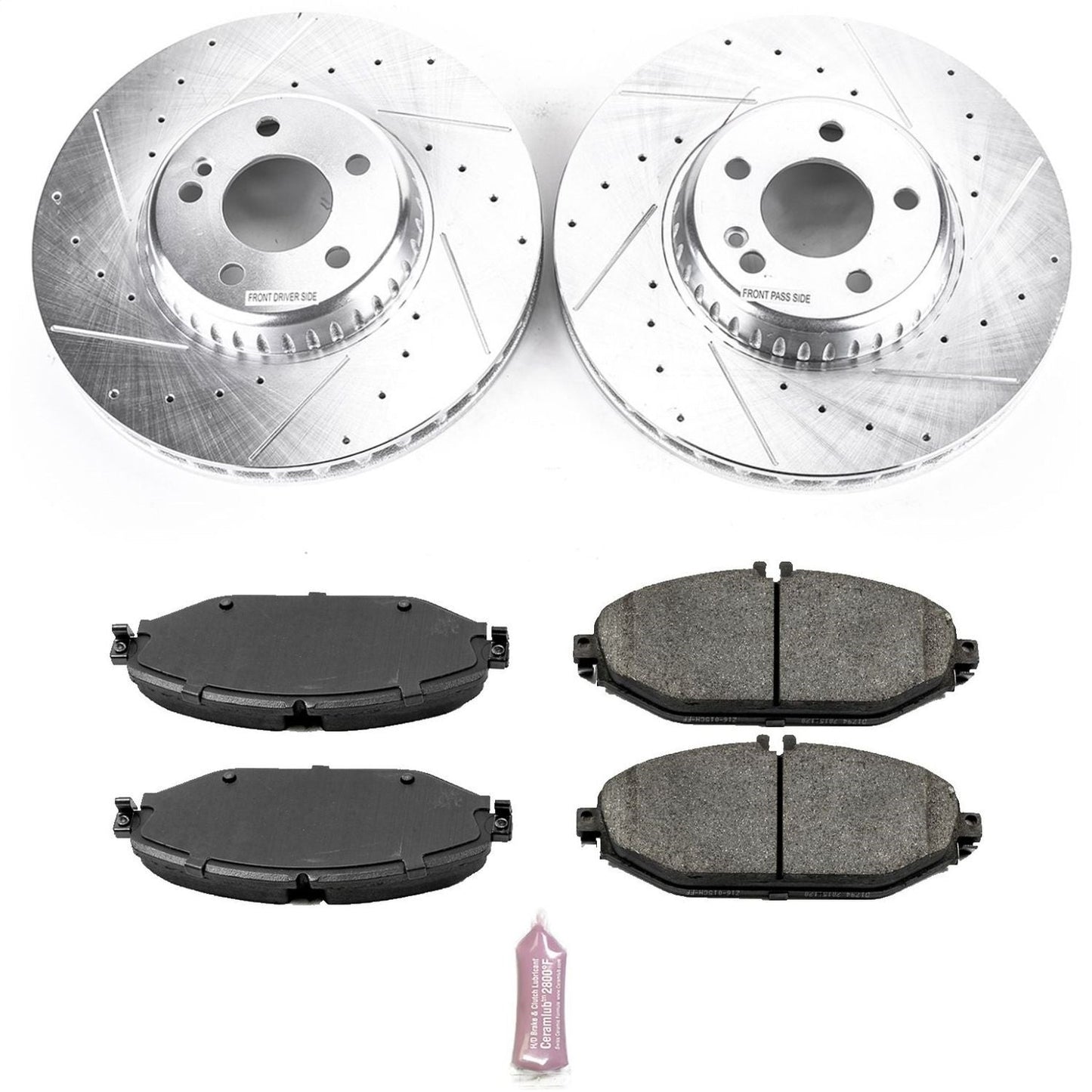 PowerStop Z23 Evolution Sport Front Brake Kit | Mercedes-Benz C300 (17-18) (K7963)