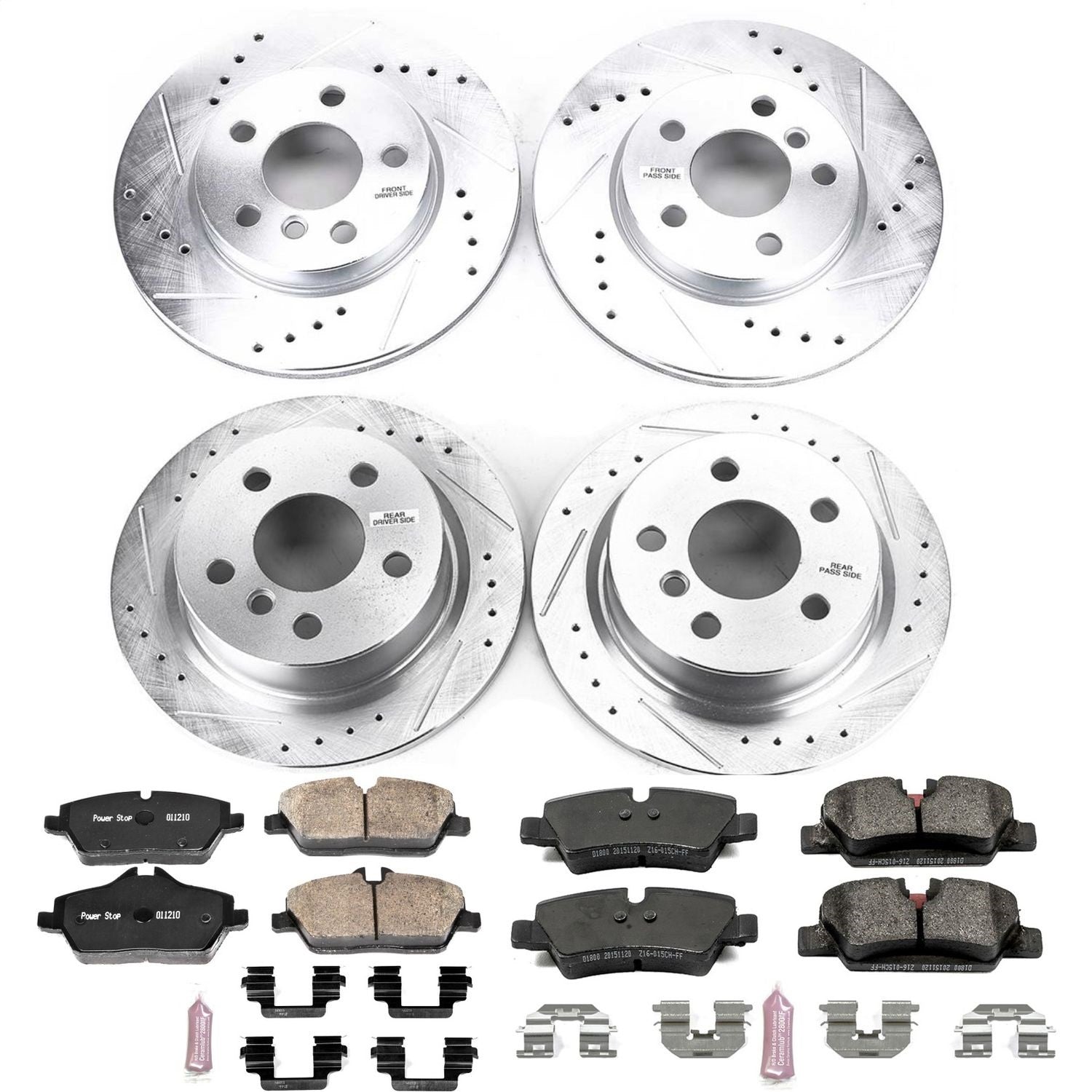 PowerStop Front & Rear Z23 Evolution Sport Brake Kit | Mini Cooper (14-16) (K7978)