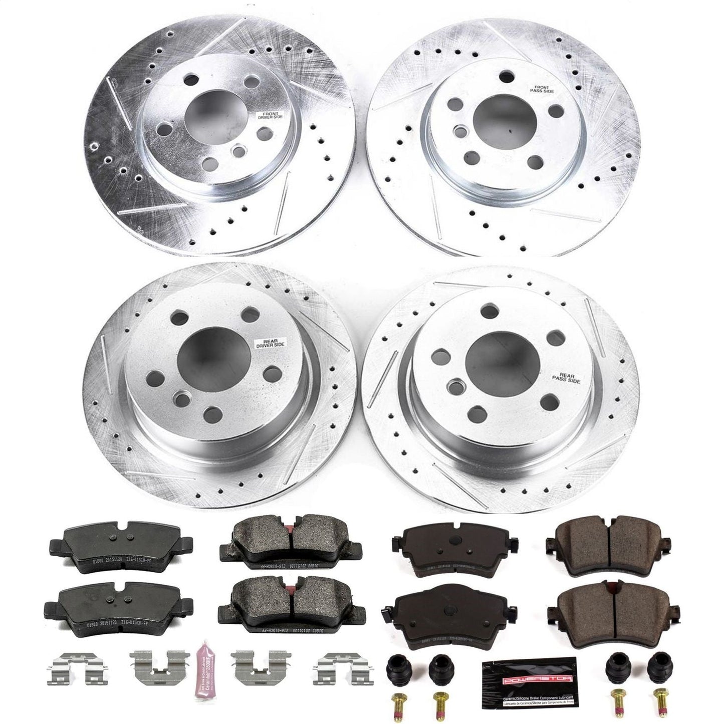 PowerStop Front & Rear Z23 Evolution Sport Brake Kit | Mini Cooper (14-19) (K7981)