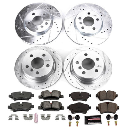 PowerStop Front & Rear Z23 Evolution Sport Brake Kit | Mini Cooper (14-19) (K7981)