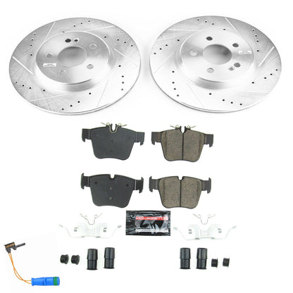 PowerStop Rear Z23 Evolution Sport Brake Kit | Mercedes-Benz C43 AMG (18) (K7990)