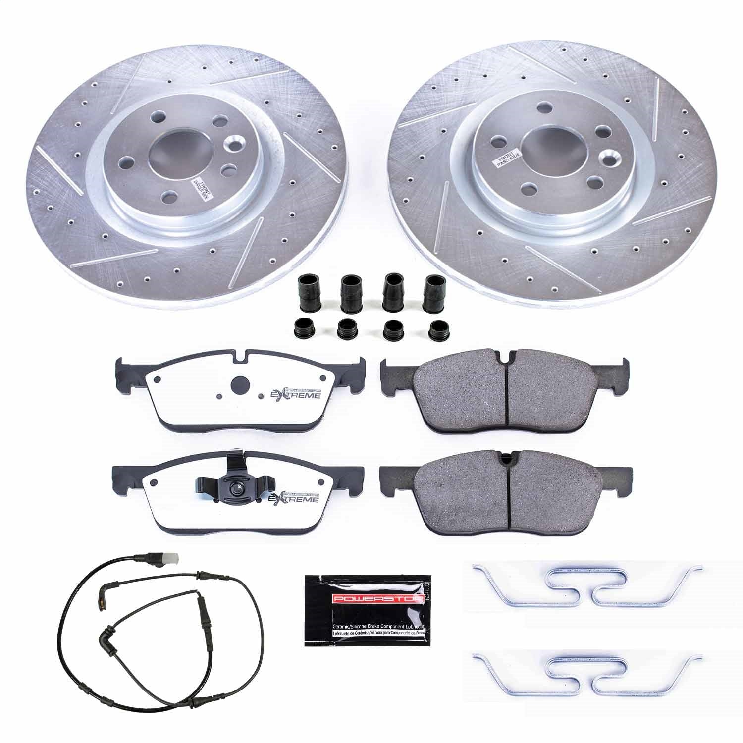 PowerStop Land Rover Discovery Sport Front Z36 Truck & Tow Brake Kit | Land Rover Discovery Sport (15-19) (K7991-36)