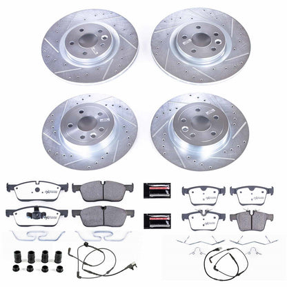 PowerStop Front & Rear Z36 Truck & Tow Brake Kit | Land Rover Range Rover Evoque (16-18) (K7992-36)