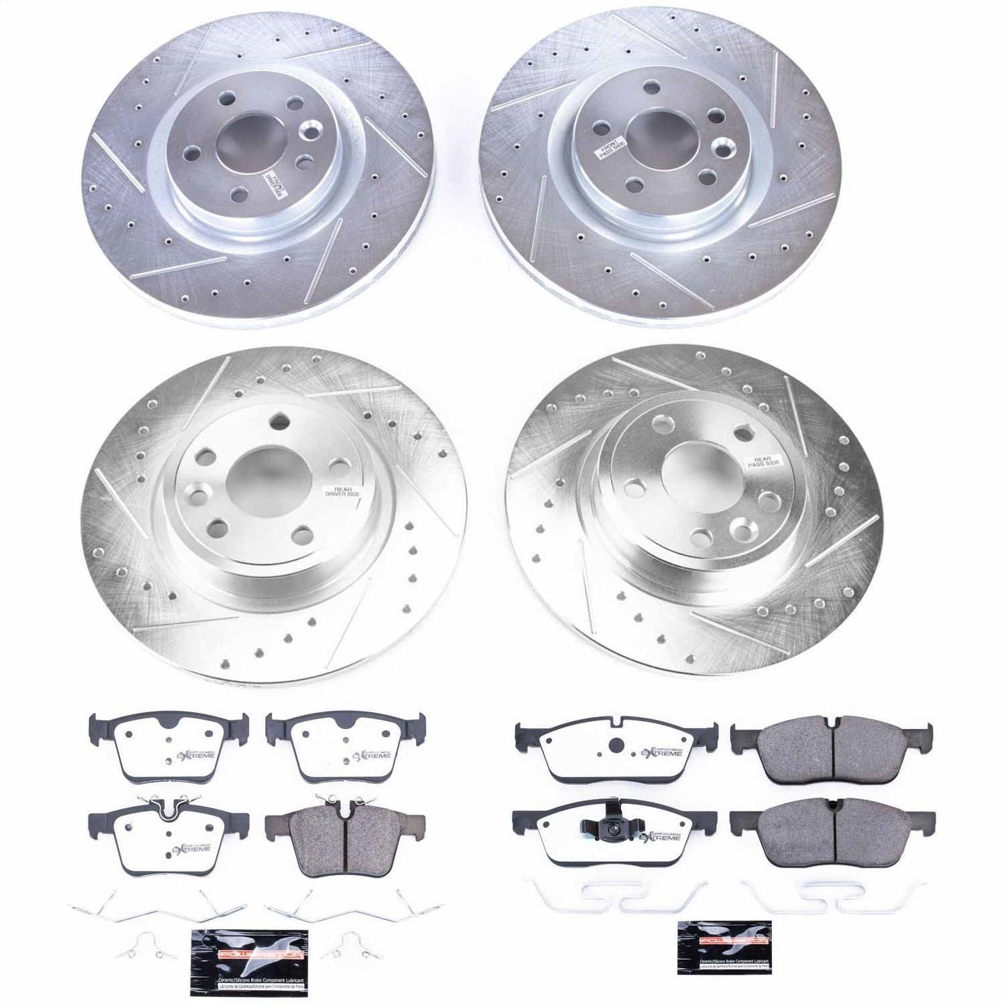 PowerStop Front & Rear Z36 Truck & Tow Brake Kit | Land Rover Discovery Sport (15-17) (K7993-36)