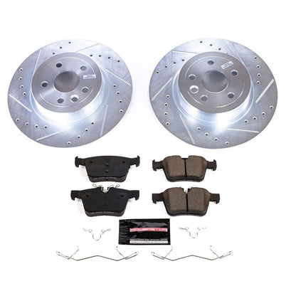 PowerStop Rear Z23 Evolution Sport Brake Kit | Land Rover Range Rover Evoque (16-18) (K7994)
